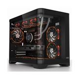 VỎ CASE MIK FOCALORS M BLACK ( MATX, Màu Đen) Case Bể Cá